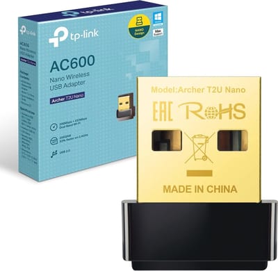 Draadloze USB Wi-Fi Dongle voor PC en Laptop - Dual Band 5 GHz, Ondersteunt Windows en Mac OS