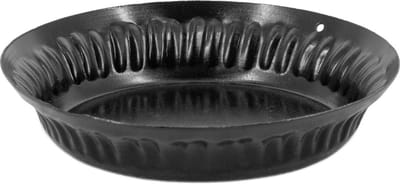 HomeBound by KY | Schaaltje metaal ribbel zwart | 9.5x9.5x2cm | metalen schaaltje