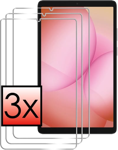 Screenprotector - 3 Stuks - Geschikt voor Samsung Galaxy Tab A11 - Extra Sterk - Beschermglas - Gehard Glas - Tempered Glass - Screen Protector - Bescherm Cover