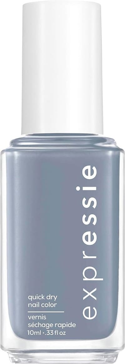 essie - expressie - 340 air dry - blauw - sneldrogende nagellak - 10ml
