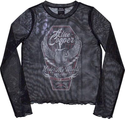 Alice Cooper - Under My Wheels Crop top - XXS - Zwart