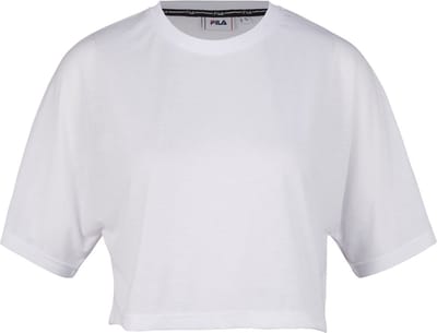 Fila dames-T-shirt Recanati cropped shirt Lucent White
