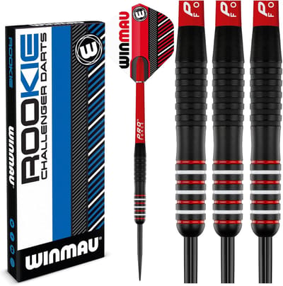Winmau - Dartpijlen Brass Darts Rookie 20 Gram - Rood
