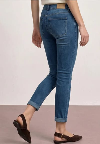 7/8 Low Waist Slim Legs jeans in casual fit
