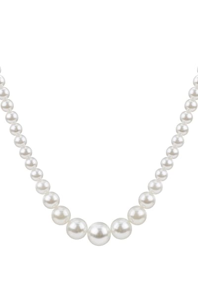 Goudlief Honey parel ketting -20mm - Roestvrij staal - Verkleurt niet - Goudlief.nl