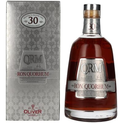 Ron Quorhum 30 Aniversario Old Vintage Rum 40% Vol. 0,7l in geschenkverpakking