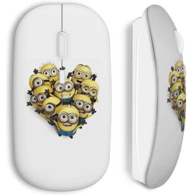 Souris Sans Fil Minions cœur
