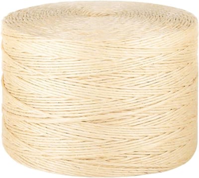 Sisal Touw - Natuurlijk Garen - Knutselen Tuin Werk - 100% Sisal Gevlochten - 3mm 200m - Bruin
