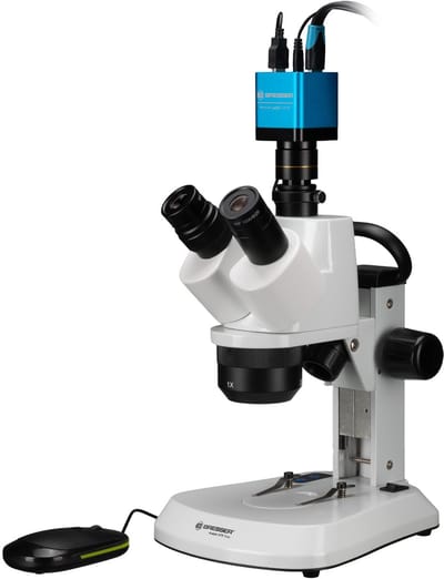 Bresser Microscoop - Analyth STR Trino - 10x tot 40x Vergroting - Incl. MikroCam MINI Full HD HDMI