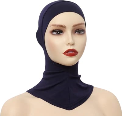 Bovista Hoofddoek - Hijab - Dames - Abaya - Sjaal - Islamitische Kleding - Moslim Kleding - Alhamdulillah - Marineblauw