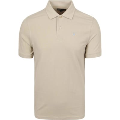Barbour Pique Polo Beige - Maat XXL - Heren