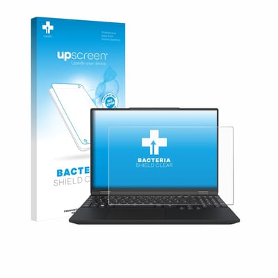 upscreen - Screenprotector voor Tuxedo InfinityBook Max 15 Gen 10 - Folie Beschermfolie transparant antibacterieel