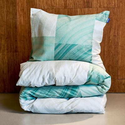 Auping Gentle clover Dekbedovertrek - Tweepersoons 240 x 220 cm - Biologisch katoen - Groen