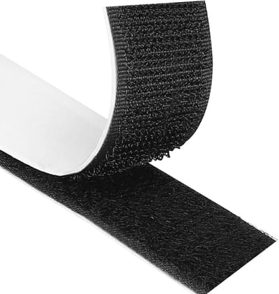 Dailygoods- Klittenband Zelfklevend 30mm x 3m - Dubbelzijdig Klittenband - Extra Sterk - Plakbandhouder - Klittenband Tape - Geschikt voor Houten Oppervlakken - Plakband