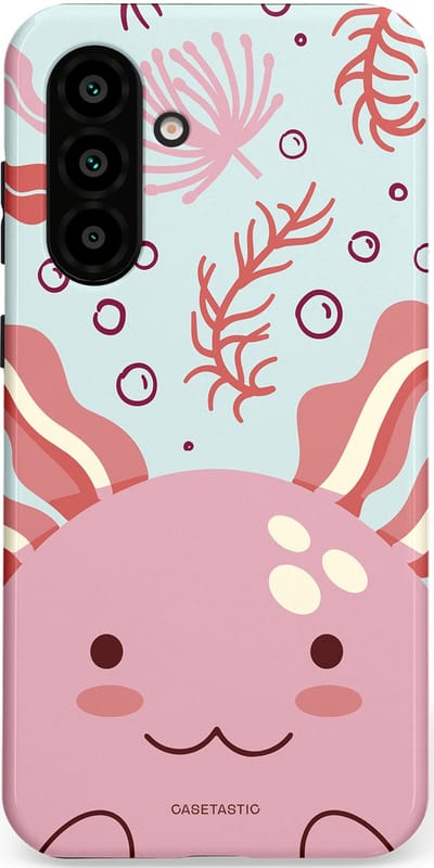 Casetastic Hoesje Geschikt voor Samsung A56 / A36 - Stijlvolle Beschermende Duo-layer Case - Axolotl knuffels
