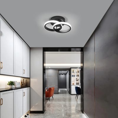 Goeco Plafondlamp - 25CM - 19W - moderne - creatieve - acryl - Koel Wit - 6500K
