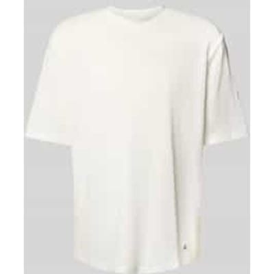 T-shirt met labeldetail, model 'hudson'