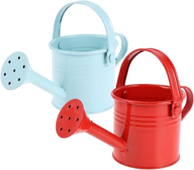 Mini Gieter Set van 2 Stuks voor Binnen en Buiten, Perfect voor Planten en Tuin Decoratie