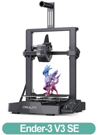 D&A Printer - 3D Printer - Creality Ender 3 v3 Se - Dubbele Z As - PC Verenstaal 250 mm/s - Auto Leveling Sprite Extruder
