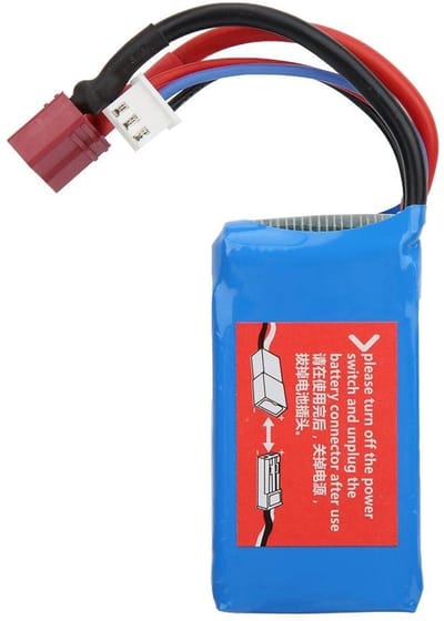 Dailygoody - Beste batterij - 7,4 V 1500 mAh - Geschikt voor RC-speelgoedvoertuigen - Duurzaam en betrouwbaar - Hoge compatibiliteit - Ideaal voor A95...