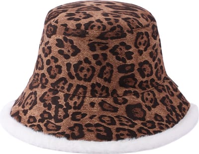 Emilie collection - hoed - panterprint - bucket hat - nepbont