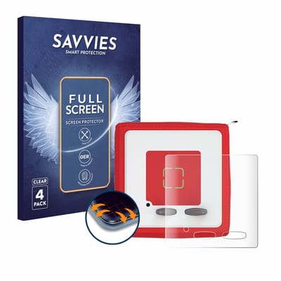 Savvies - Screenprotector voor Tonies Toniebox - Folie Beschermfolie transparant volledig dekking 4 Stuks