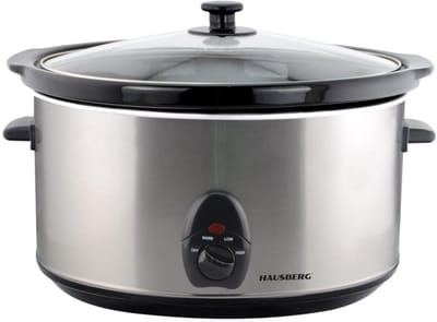 Hausberg HB-1300 Elektrische Kookpan 3,5 L | Multifunctionele Elektrische Pan 200 W | Koken, Stoven & Warmhouden | Glazen Deksel & Anti-aanbaklaag