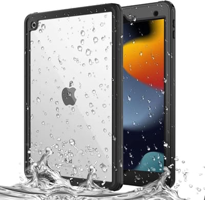 Hoes Waterdicht Full Protect Zwart Geschikt voor Apple iPad 10.2 (2019/2020/2021)