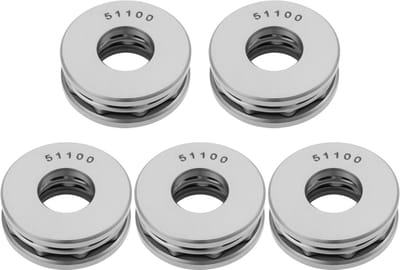 Dailygoods- Lagers 51100 - Stuwkracht Kogellager - 10x24x9mm - Lagerstaal - Slijtvast - Duurzaam
