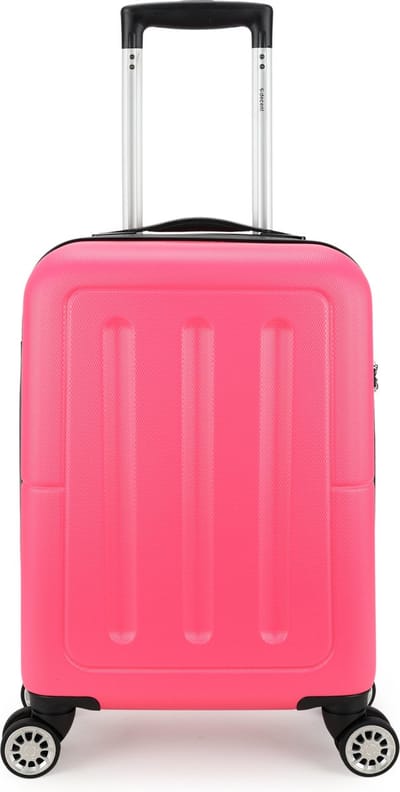Decent NEON-FIX Handbagage koffer 55x35x20 cm- Handbagage trolley 32 liter- Lichtgewicht koffer - Reiskoffer - Veilig TSA Cijferslot – Spinner handbagage 55 cm - Pink