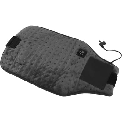 USB-aangedreven Verwarmde Tailleband Verstelbare Temperatuur Snelle Verwarming USB Verwarmingsband Taille Verwarmingskussen voor Taille Nek gray