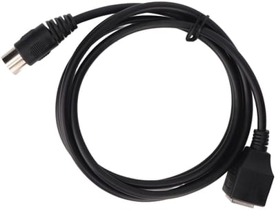 Dailygoods - 5-pin DIN naar RJ45 Kabel - Audio Kabel - 1.5 Meter - LED Control - Hoogwaardige Verbinding - Geschikt voor Audioapparatuur - Zwart