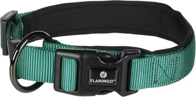Flamingo Abbi - Halsband Honden - Halsband Abbi Groen M 45-50cm 25mm - 1st - 190596 - 1st