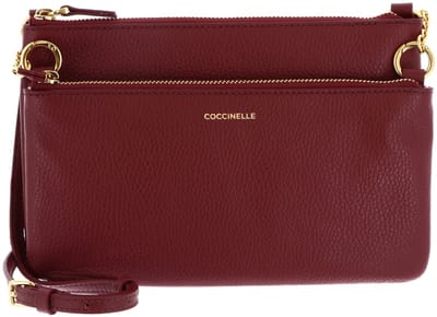 COCCINELLE Leren schoudertas Yvonne Mini Bag Ribes (rood)paars