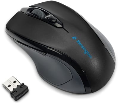 Kensington Pro Fit™ Draadloze Muis - Ergonomisch Ontwerp - Inclusief Batterijen - Zwart