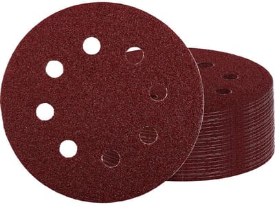 Einhell 492100 Schuurpapier voor excentrische schuurmachine Korrelgrootte (num) 40 (Ø x h) 125 mm x 13.3 cm 50 stuk(s)