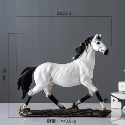 Ornements créatifs en forme de cheval pour réussir, décorations pour armoires à vin, bureau Zhaocai, entrée, artisanat, cadeaux de pendaison de crémaillère
