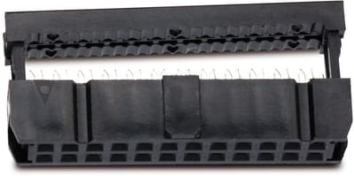 econ connect PV24, DIN 41651, Zwart, Brons, Polybutylene terephthalate (PBT), Polybutyleentereftalaat (PBT), 20 mΩ, 1 A, -40 - 105 °C
