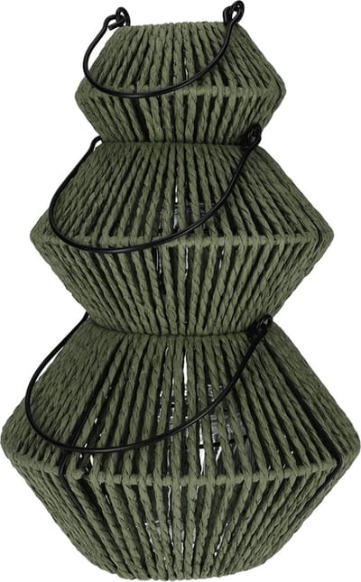 JENS Living lantaarn Lex - Set van 3 - Groen