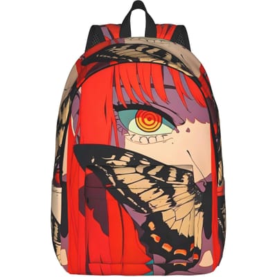 Makima collage manga Rugzak Chainsaw Man Trekrugzakken Dames Heren Hoge Kwaliteit Patroon Schooltassen Kawaii Rugzak S
