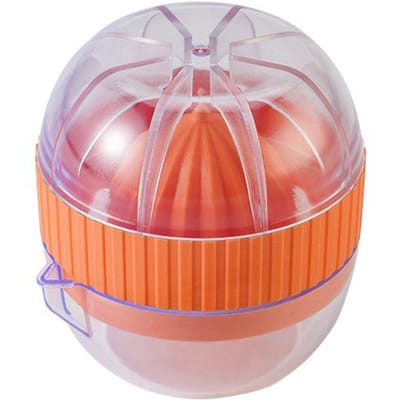 Handmatige Draagbare Citruspers Keukengereedschap Plastic Sinaasappel Citroen Pers Multifunctionele Fruitpers Machine Keukenaccessoires oranje
