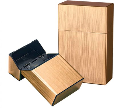 Sigarettendoosje Goud - Sigaretten Box - Weerbestendig – 20 Sigaretten