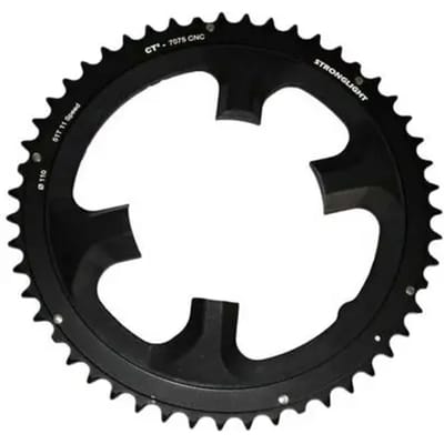 Stronglight Compatible Durace/ultegra Di2 110 Bcd Kettingblad Zwart 39t