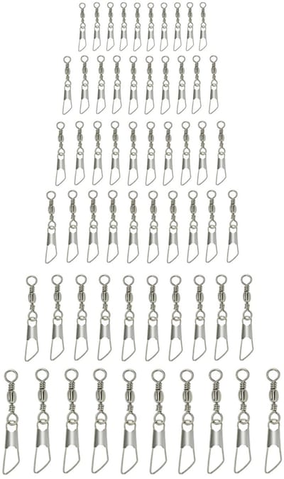 Dailygoods- Viswervel 60 Stuks - Roestvrij Staal - Visaccessoires