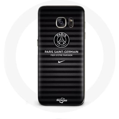 Coque - Paris Saint Germain - Samsung Galaxy S7 - Souple - Noir - Protection