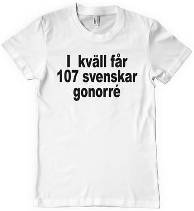 Hybris Vanavond Far 107 Svenskar Gonof T-shirt SH-1-10146-H2-2
