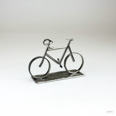 Miniatuur wielrenfiets - Tin - Tinnen Wielrenfiets Miniatuur – Handgemaakt Decoratief Fietsbeeldje – Cadeau voor Wielerliefhebber