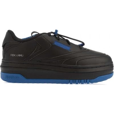 Reebok Dames Milk Makeup Club C Platform Schoenen (Zwart Blauw)