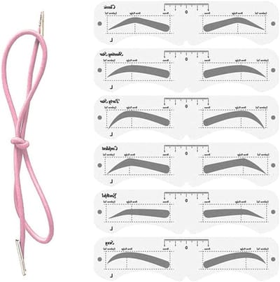 Plastic Soft PEVA Wenkbrauwvormer met Elastische Ondersteuning - Ideaal voor Beginners in Wenkbrauwmake-up en Vormgeving
