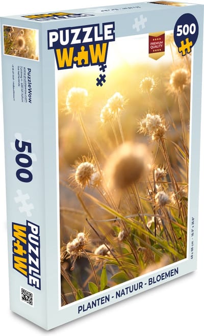 Puzzel Planten - Natuur - Bloemen - Zon - Horizon - Legpuzzel - Puzzel 500 stukjes